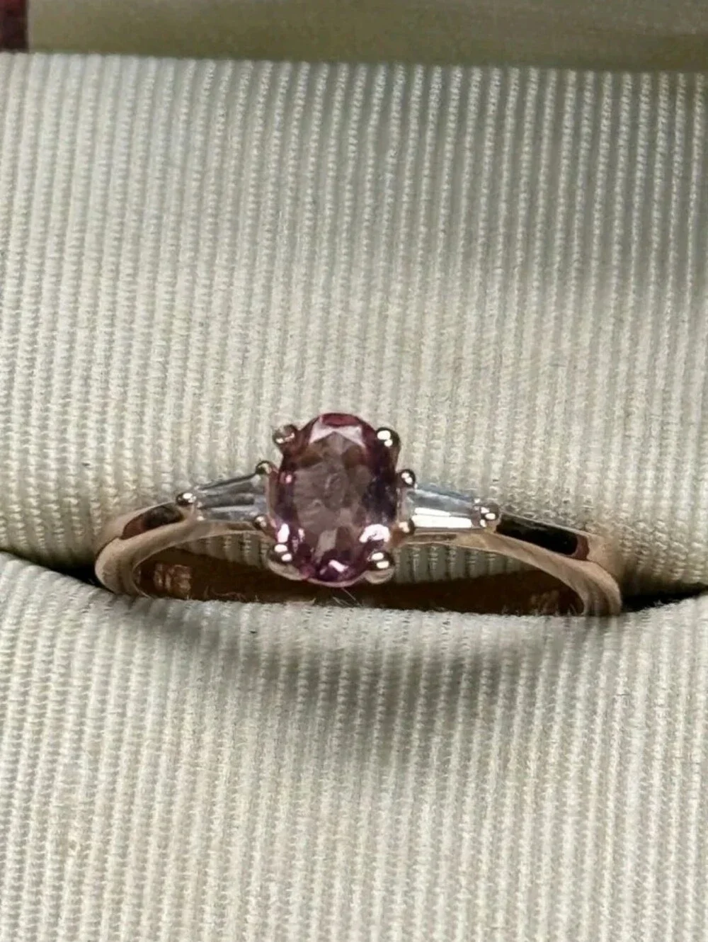 Rose Gold Over Sterling Silver Morro Redondo Pink Tourmaline & Cambodian Zircon